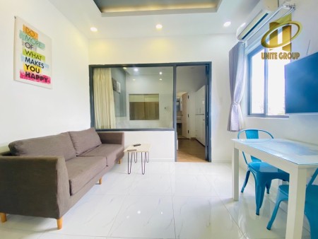Q8 căn hộ 1PN full nội thật, tiện nghi thoáng sáng, cửa sổ đón nắng,có bồn tắm, 35m2