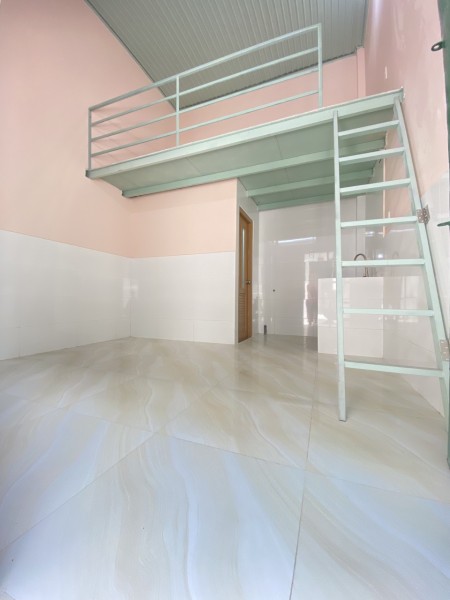 Phòng trọ gác siêu xinh tiện nghi an ninh ngay chợ Hoàng Hoa Thám - Tân Bình, 30m2