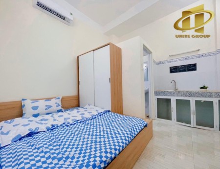 Quận 4 - Studio full nội thất ban công thoáng mát ngay Tôn Đản, 30m2