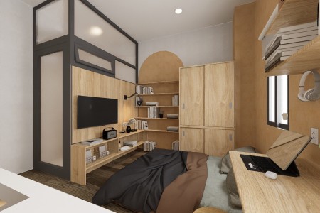 Quận 7 – Studio full nội thất, ban công thoáng mát, 30m2