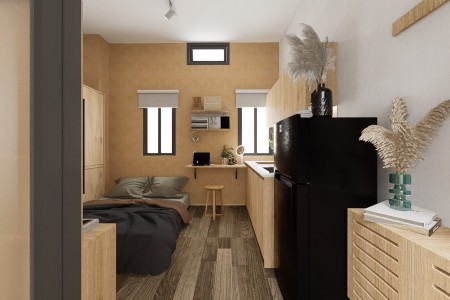 CH FULL NỘI THẤT _MỚI XÂY_GẦN ĐH TĐTU, RMIT, LOTTE, Q7 _SÁT ĐH LUẬT, CẦU KHÁNH HỘI Q4, 30m2