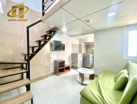Duplex HSSV full nội thất, giá rẻ, cửa sổ máy giặt riêng gần TDTU, 30m2