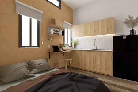 Quận 7 – Studio full nội thất, cửa sổ lớn thoáng mát, 30m2
