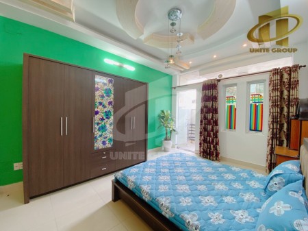 Căn hộ Studio full nội thất, đầy đủ tiện nghi, phòng rộng, thoáng ban công gần cầu Nguyễn Văn Cừ, 30m2