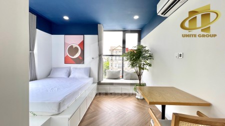 Quận 7 - Studio full nội thất cửa sổ, ban công đón nắng view sịn, Đầy đủ tiện nghi, thoáng mát, 40m2