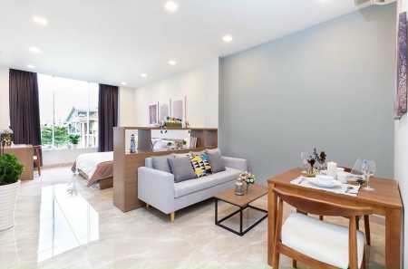 Studio Vách Ngăn View Vùng Trời Ngay Trần Trọng Cung Quận 7, 36m2