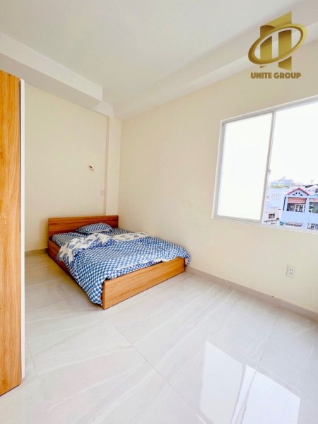 Quận 4 căn hộ 1PN full nội thất, cửa sổ lớn, sáng thoáng, an ninh gần cầu Kênh Tẻ, 30m2