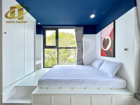 Quận 7 - Studio full nội thất cửa sổ, ban công đón nắng view sịn, Đầy đủ tiện nghi, thoáng mát, 35m2