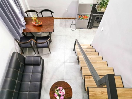 Duplex 2 giường ngủ siêu rộng đầy đủ nội thất, giá tốt, tiện nghi an ninh gần khu chế xuất, 40m2