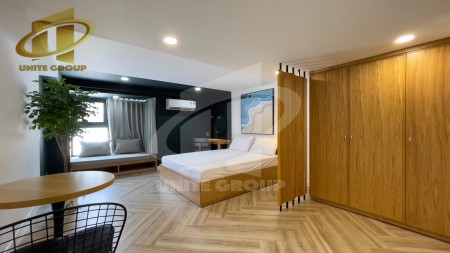 Quận 7 - Studio full nội thất cửa sổ, ban công đón nắng view sịn, Đầy đủ tiện nghi, thoáng mát, 30m2