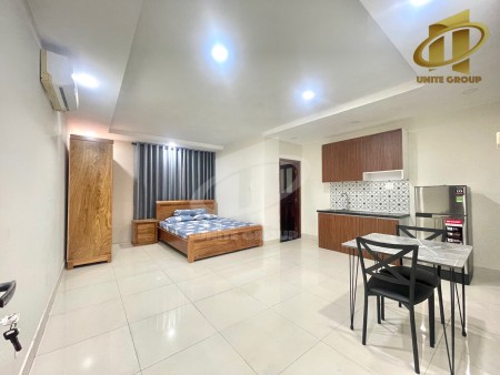 Cho thuê căn hộ full nội thất, mới xây, cửa sổ thoáng gần Big C, 30m2