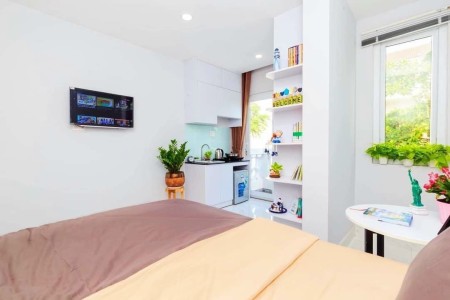 Studio Tông Trắng Sang Trọng Nội Khu Phú Mỹ Hưng Quận 7, 20m2