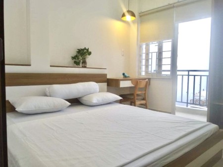 Quận 4 CHDV 1PN ban công thoáng máy giặt riêng giá tốt gần cầu Ông Lãnh, 35m2