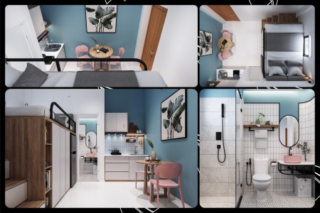 Căn hộ studio sạch sẽ - full nội thất - rộng thoáng - chợ Tân Mỹ - Quận 7, 30m2