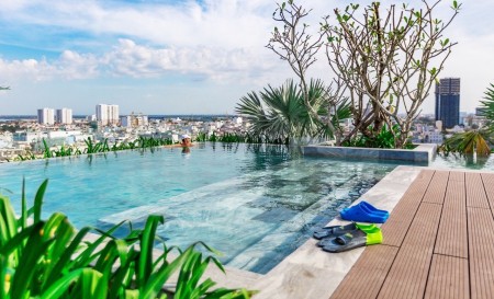 Sonata - căn hộ dịch vụ cao cấp có hồ bơi ngay trung tâm Quận 7, 35m2