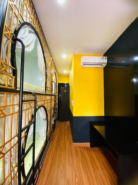 Sleepbox cao cấp một người ở đầy đủ tiện nghi giá rẻ tại Quận Tân Phú, 40m2