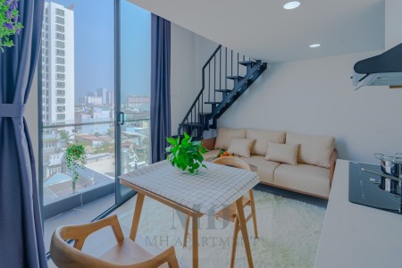 Cho thuê căn hộ Duplex tại Trần Xuân Soạn, gần cầu Kênh Tẻ, Gần Lotte Q7 , 35m2