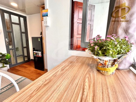 Căn hộ 1 PHÒNG NGỦ FULL NT có cửa sổ thoáng mát ở Tân Quy, 35m2