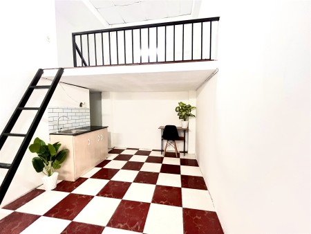 PHÒNG DUPLEX Ở DƯƠNG QUẢNG HÀM GẦN ĐẠI HỌC CÔNG NGHIỆP, 30m2