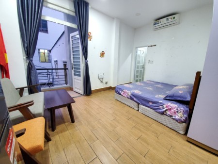 Studio 6tr5 Ban Công Full NT Gần Ngay Trung Tâm Q4, 35m2