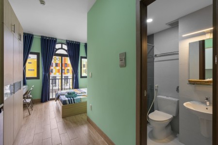 Studio bancon cửa sổ đón nắng full nội thất ngay An Dương Vương Quận 5, 30m2