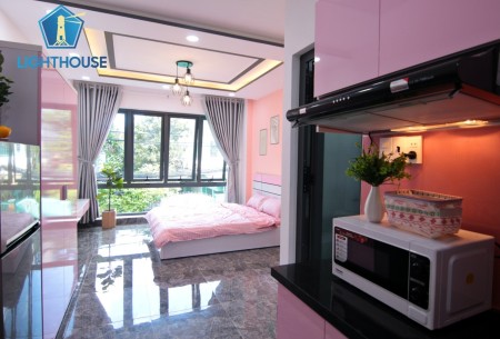 PHÒNG STUDIO SIÊU ĐẸP CÓ BAN CÔNG_ Đ. Cây Trâm_ Công Viên Làng Hoa_ Gò Vấp, 30m2