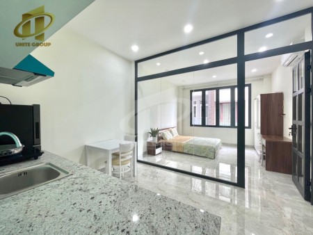 Khai Trương CH 1PN_STUDIO BAN CÔNG_Máy Giặt Riêng_Gần NOWZONE_ĐH SG Q5, 40m2
