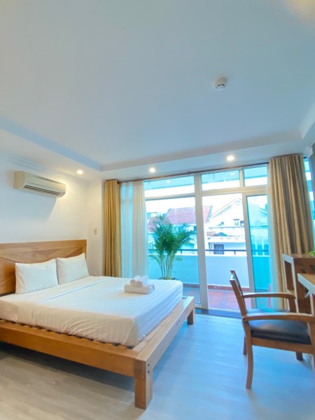 STUDIO BANCON full NT tone gỗ ngay khu Phú Mỹ Hưng gần ĐH RMIT Q7, 35m2