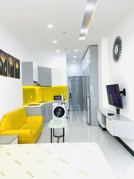 DOLI APARTMENT - Thiết kế phòng ốc sang trọng tông vàng - full nội thất cao cấp Q7 , 30m2