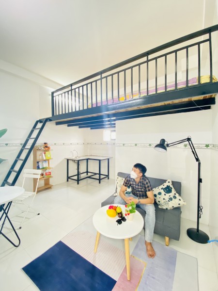 Cho Thuê Phòng, Gác cao Thoáng, gần ĐH Công Nghiệp Thực Phẩm, 22m2