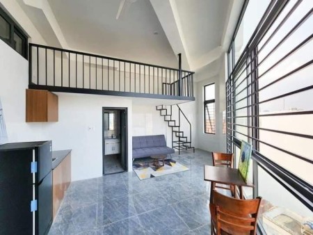 DUPLEX cửa sổ Vòm, gác cao gần Lotte quận 7, ĐH Tôn Đức Thắng, 35m2