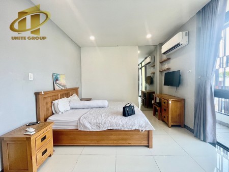 Căn hộ dịch vụ studio bancong 30m2, mặt tiền Trần Trọng Cung Q7, 30m2