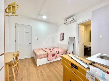 Studio bancon máy giặt riêng vách ngăn ngay khu Lý Phục Man Q7, 30m2