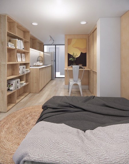 CĂN HỘ STUDIO VỚI DECOR SIÊU ĐẸP GẦN RMIT TDTU, 35m2