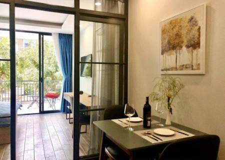 1PN bancon full NT KDC Nam Long gần KCX Tân Thuận, ĐH UFM Q7, 35m2
