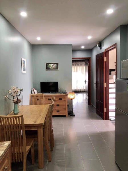 Căn hộ 1PN 55m2 nội thất gỗ sang xịn mịn Q7, 55m2