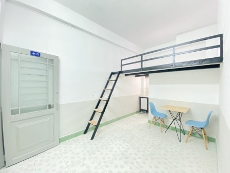 phòng trọ giá rẻ có gác ở được 3_4 người ngay cầu Hoàng Hoa Thám, 28m2