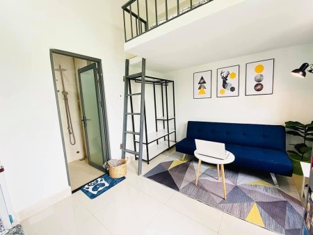 PHÒNG MỚI FULL NỘI THẤT GÁC CAO THOÁNG, GẦN CHỢ HOÀNG HOA THÁM, 25m2