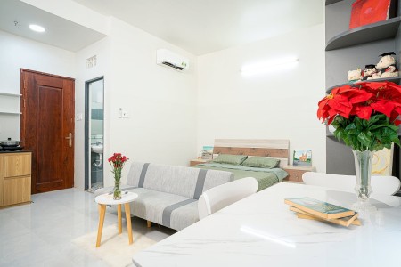 STUDIO FULL NỘI THẤT DƯƠNG BÁ TRẠC Q8, 22m2
