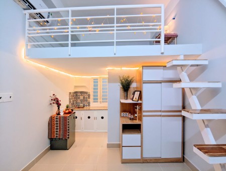 Cho thuê phòng có gác có máy lạnh ở Trần Bá Giao Gò Vấp, 28m2