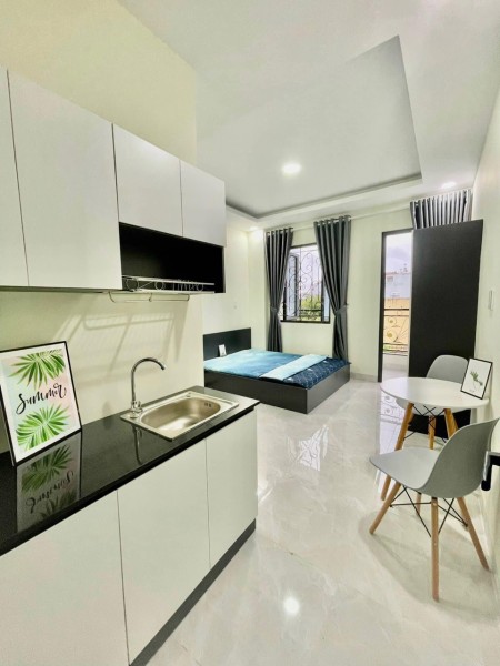 Căn hộ full nội thất có bancol riêng ngay chợ An Nhơn - quận Gò Vấp, 28m2