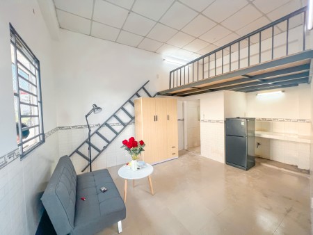 phòng trọ sinh viên giá rẻ có gác Full nội thất ở được 3-4 người ngay chợ Phạm Đăng Giản, 30m2