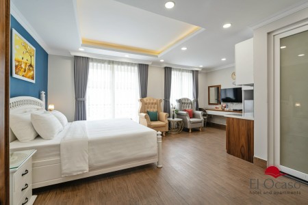 Căn hộ deluxe ban công sang trọng full nội thất, khu phố người Hàn Quận 7, 50m2