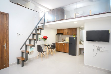 Cho thuê Phòng Duplex full nt mới siêu rẻ ở được 3-4 người ngay trung tâm quận 7, 40m2