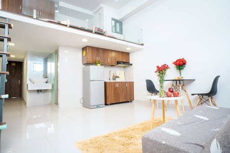 DUPLEX CÓ CỬA SỔ FULL NT ĐƯỜNG HUỲNH TẤN PHÁT Q7, 35m2