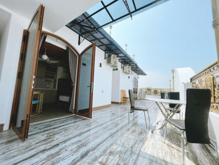 STUDIO BANCON FULL NỘI THẤT NGAY KDC VEN SÔNG ĐỐI DIỆN ĐH RMIT Q7, 35m2