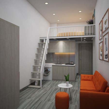 CHO THUÊ PHÒNG TRỌ SINH VIÊN GẦN CẦU VƯỢT HOÀNG HOA THÁM, 25m2