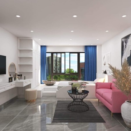 SERVICE APARTMENT | CĂN HỘ 1PN BANCON VINCOM - DIAMOND PLAZA Q3, 40m2
