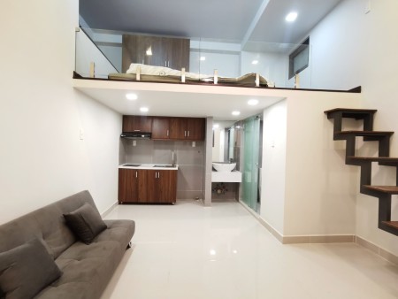 DUPLEX gác cao full NT Đường Huỳnh Tấn Phát, Q7 gần Crescent Mall, 35m2