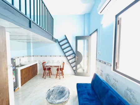 ĐÓN TÂN SINH VIÊN BẰNG CĂN HỘ DUPLEX CỬA SỔ TO NỘI THẤT CƠ BẢN RỘNG 26m2 - P5, GÒ VẤP, 26m2